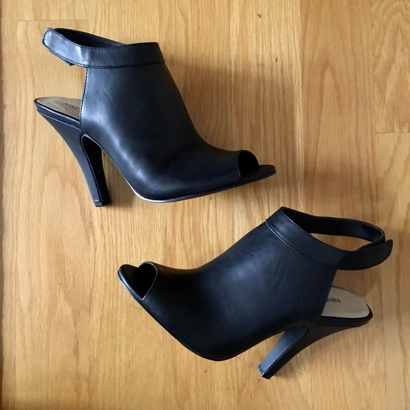 Nine West Shoes - Nine West Peep Toe Stiletto Mules Alexandra Bootie